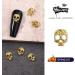 100pcs/set 3D Halloween Nail Art Skeleton Nail Alloy Nail Decoration Vintage Skeleton Nail Art Jewelry Halloween Nail Art Jewelry - Buy Online on GoSupps.com
