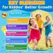 Kids Calcium Gummies + Vitamin D3 K2 Magnesium Zinc Extra Absorption Algae Calcium Supplement For Kids Gentle to Stomach Bone Teeth Muscle Brain Sugar Free Chewable Kids Vitamins 4+ 60 Counts 60 Count (Pack of 1) - Buy Online on GoSupps.com