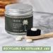 Natural Whitening Toothpaste Tablets - 120 Count Bundle Fluoride Free US-Made Mint Flavor TSA Compliant - Buy Online on GoSupps.com