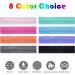 Sweatband Headbands Set - Non-Slip, Stretchy Sports Headbands for Men and Women - Assorted Solid Colors - Buy Online on GoSupps.com