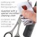 THREE SWORDS Stainless Steel Professional Hair Scissors & Thinning Scissors Set with Comb - Premium Hair Cutting Tools for Stylists - International Shipping Available - Buy Online on GoSupps.com