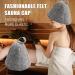 2 Pieces Sauna Hut Felt Hats - Heat Protection Sauna Caps for Men & Women | Premium Sauna Accessories - Buy Online on GoSupps.com