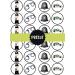 24 PRECUT Police Edible Cupcake Toppers - Policeman Policewoman Premium Thickness SWEETENED VANILLA - wafer card disc cake decorations - Buy Online on GoSupps.com