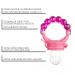 100% BPA-Free Fruit Teat Pacifier for Babies - Ideal for 3-6 Months | Pink Fruit & Vegetable Feeder - Buy Online on GoSupps.com