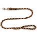 Dog leash large dogs jumbo with hand loop up to 80 kg / guide leash / training line / training leash very stable 17 colors (2m brownie (brown-hell brown beige)) 2m brownie (brown-hell brown beige))