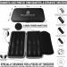 PHLASH TOOLS Eyelash Extension Tweezers Set - Pack of 6 Japanese Stainless Steel Professional Lash Extensions Kit for Precision Application - Black - Buy Online on GoSupps.com