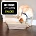 Door Buddy Adjustable Door Latch (Grey 2 Pack) - Stop Dog Eating Cat Poop with Simpler Litter Box Proofing, Convenient Cat and Adult Entry - Buy Online on GoSupps.com