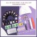 Morovan Poly Gel Nail Kit with LED Nail Lamp - 8 Pcs Poly Gel Nail Kits with U/V Light - Starter Kit in Dark Purple - Buy Online on GoSupps.com