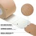 REFUN Kinesiology Tape Precut - 4 Rolls Pack for Pain Relief | Waterproof, Latex Free | 2 x 16.5 ft Per Roll | Ideal for Knee, Shoulder, Elbow | 20 Pre-cut 10 Strips - Beige - Buy Online on GoSupps.com
