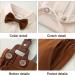 ZOEREA Baby Boy Gentleman Outfit Set | Romper Jumpsuit, Bow Tie, Suspender Pants | 3-6 Months Beige - Buy Online on GoSupps.com