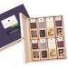 Gift set "Men's evening Best of Chocolate" with noble nuts and chocolate |8 Premium snacks in the birch wood box |Gift for man friend father brother grandpa |Wellnut Premium Premium Best of Chocolate 8 snacks in the birch wood box