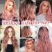 16Pcs Colored Clip in Hair Extensions 22 Inch - Princess Pink Highlights for Girls & Women - Heat-Resistant Synthetic Hair Accessories - Party Hair Decor - Buy Online on GoSupps.com