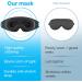 3D Blackout Eye Mask for Sleeping - Halo Sleep Mask for Women and Men - Zero Pressure Blindfold for Yoga - Includes Free Travel Pouch - Buy Online on GoSupps.com