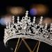 SWEETV Silver Queen Crown Tiara for Women - Wedding & Prom Headpiece - Buy Online on GoSupps.com