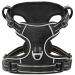 Heele dog crockery no-pull dog harness breast dishes for medium-sized dogs softly breathable interpretable reflective dog harness Anti pull with padded handle black s s new black