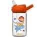 Eddy+ Kids BPA-Free Water Bottle with Straw  14oz  Space Dinos