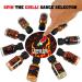 Ring of Fire Chilli Challenge Game Hot Sauce Gift Set - 10 x 20ml Including Carolina Reaper - Perfect Secret Santa & Novelty Gift - Buy Online on GoSupps.com