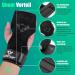 COFOF Zughilfen Leather Lifting Straps for Bodybuilding & Weight Lifting | Professional Strength Training Aid for Men & Women - Midnight Black - Buy Online on GoSupps.com
