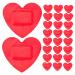Veemoon 50pcs Heart Shaped Kids Water Proof Tape Knuckle Pads Cute Plaster Heart-Shaped Patches Small Lovely Patches Care