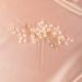 Deniferymakeup Crystal Hair Pin Pearl Hair Piece Wedding Bridal Boho Hair Pins Handmade Hair Jewelry for Women and Girls (Gold) - Buy Online on GoSupps.com