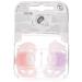 Twistshake Pacifier 2-Pack - Pastel Pink & Violet 6 Months | Safe & Stylish Silicone Baby Soothers - Buy Online on GoSupps.com