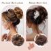 TESS Volume Messy Bun Hair Tie - Lightweight 45g Hairpiece for Women & Girls (Light Brown) - Perfect for Effortless Updos - Buy Online on GoSupps.com