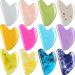Nuogo 12 Pack Gua Sha Massage Tool Guasha Board Heart Shaped Gua Sha Facial Tools for Women Skin Care Face Body Relieve Muscle Tensions Reduce Puffiness 12 Colors
