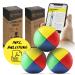 Diabolo leisure sport juggling balls 3 Set 62mm juggling ball with sustainable bird milling water -repellent synthetic leather ideal for children & beginners