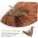 minkissy Moth Hairpin Wood Hair Bun Clip Japanese Chopsticks Hair Clips for Girls Metal Hair Claw Clips Wedding Hair Clip Chignon Pin Japanese Bread Shawl Pin Tie Miss With Stick Plastic - Buy Online on GoSupps.com