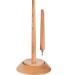 BarvA Big Wood Yarn Holder Set Advanced Metal Twirling Mechanism Lazy Susan Stand Ball Spindle Sewing Crocheting Tool Wool Cord Organizer Ribbon Storage Knitting Embroidery Thread Crochet Accessories Natural
