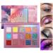 Rechoo 15 Colors Glitter Eyeshadow Palette Sparkly Shinny Eye Make-up Palette Glitter Professional Shimmer Eye Make-up Face Body Glitter Long-Lasting Make-up Palette for Daily and Stage Make-up C-15 Color Glitter