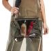 MIKI WELL Hair Stylist Apron - Adjustable Apron with Pockets Transparent+black - Buy Online on GoSupps.com