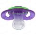 Non-Toxic Silicone Pacifiers Set - 3 Pack in Pink Violet & Red - Unisex Baby 0-6 Months - Buy Online on GoSupps.com