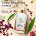 Luxury Vegan Aromatherapy Liquid Hand Soap | Moisturizing Aloe Vera & Honeysuckle Amber Scent | 16 Oz for Kitchen & Bathroom - Buy Online on GoSupps.com