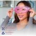 Ergo Gel Bead Eye Therapy Mask - Hot Cold Compress for Puffy Eyes, Headaches, Sinus - Reusable Cooling Face Mask for Dry Eyes and Dark Circles (Pink) - Buy Online on GoSupps.com