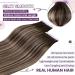 Buy Laavoo Invisible Tape Extensions - Real Hair Balayage Brown Ombre #4/18/4 Seamless 30g 20pcs - Buy Online on GoSupps.com