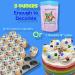Sprinkles | Frozen in Sugar Sprinkle Mix | Blue Sprinkles | Confetti Sprinkles | Metallic Sprinkles | Snowflake Sprinkles | Cake Sprinkles (Pink purple blue) 4 Ounce (Pack of 1) Pink Purple Blue - Buy Online on GoSupps.com