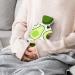 Green Avocado Hot Water Bottle with Plush Cover - Cozy Hand Warmer for Adults & Children - 26.5x15.3cm | International Shipping Available - Buy Online on GoSupps.com