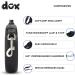 Ddoxx Dog Leash - Stable Reflective Nylon Bite-Proof Roller Lock System Size M (5m) - Durable & Safe for Dogs Up to 20kg - Black - Buy Online on GoSupps.com