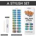 Buy 3+ MOYOU LONDON Semi Cured Gel Nail Strips & Get Free UV Lamp - Prism Break | Easy Apply & Remove for Salon-Quality Manicure - Buy Online on GoSupps.com