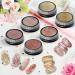 Rose Gold Chrome Nail Powder - Metallic Mirror Effect Pigment for Nails - Set of 6 Jars - Buy Online on GoSupps.com