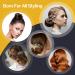 Goodofferplace 4PCS Hair Rat Tail Combs Set - Fine Tooth Metal Hair Pick for Women & Girls - Ideal for Curly Braiding & Styling - Detangling Comb (Black) - Buy Online on GoSupps.com