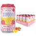 Swoon Pink Lemonade - Sugar Free Lemonade Low Carb, Paleo-friendly, gluten-free Keto drink - Strawberry Lemonade Made with 100% Natural Lemon Juice Concentrate - 12 Fl oz (Pack of 12) Pink Lemonade 1 Count (Pack of 12)