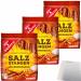 Good&Cheap Salt Sticks Snacks Crispy & Crunchy with Sea Salt 3 Pack (3x250g Pack) + usy Block
