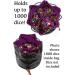 Forged Dice Co. Endless Hoard Dice Bag - Holds 1,000+ Polyhedral Dice - Dice Storage Pouch with Pockets - Black/Blue - Buy Online on GoSupps.com