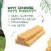 Pets Purest Himalayan Yak Chews with Milk for Dog Puppy & Senior - 100% Natural Cheese Bone Food Treats - Long Lasting Protein & Calcium Dogs Dental Stick Snack for Plaque Off Tartar & Teeth (5 Pcs) Milk 5 count (Pack of 1) - Buy Online on GoSupps.com