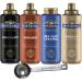 Ghirardelli - Black Label, Vanilla, Caramel, Sea Salt Caramel Flavored Sauce, 16 Ounce Bottles (Set of 4) with Ghirardelli Stamped Barista Spoon