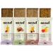 Send Bars Plant Protein Bars With Greens (The Full Send Variety Box 8 Bars) – Lemon Cherry (x2) Peanut Butter (x2) Banana Bread (x2) Peanut Cacao Crunch (x2)