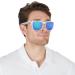 Oakley Frogskins Square Sunglasses - Crystal Clear/Prizm Sapphire - 55mm - Buy Online on GoSupps.com