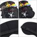 Rarityus Skull Print Sleep Mask Set - 4 Pcs | Soft Eyeshade Blindfold for Sleeping, Travel, Work, Naps | Adjustable Strap, Light Blocking - Buy Online on GoSupps.com